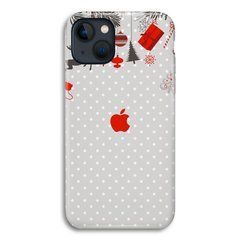 Новогодний чехол &laquo;Christmas abstraction&raquo; на iPhone 14 арт. 1512