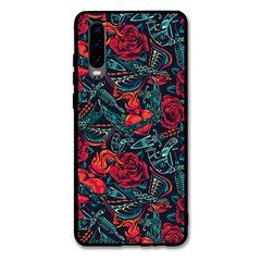 Чехол &laquo;Tattoo background&raquo; на Huawei P30 арт. 2226