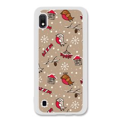 Новогодний чехол «Christmas birds» на Samsung A10 арт. 1172