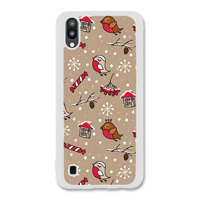 Новорічний чохол «Christmas birds» на Samsung M10 арт. 1172