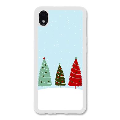 Новорічний чохол «Christmas trees on the hill» на Samsung M01 Core арт. 1218