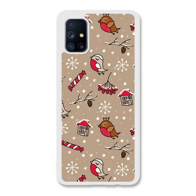 Новогодний чехол «Christmas birds» на Samsung M31s арт. 1172