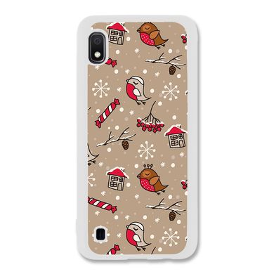 Новорічний чохол «Christmas birds» на Samsung A10 арт. 1172