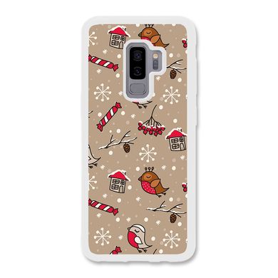 Новорічний чохол «Christmas birds» на Samsung S9 Plus арт. 1172