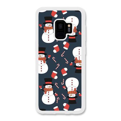 Новорічний чохол «Snowmens» на Samsung S9 арт. 1489