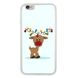 Новорічний чохол «Deer with garland» на iPhone 6|6s арт. 1216