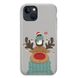 Новорічний чохол «Deer and penguin» на iPhone 15 Plus арт. 1485