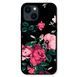 Чехол &laquo;Dark flowers&raquo; на iPhone 13 mini арт.1237
