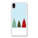 Новорічний чохол «Christmas trees on the hill» на Samsung M01 Core арт. 1218