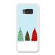 Новогодний чехол «Christmas trees on the hill» на Samsung S8 арт. 1218