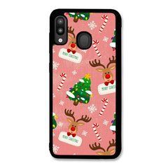 Новогодний чехол &laquo;Merry Christmas!&raquo; на Samsung A30 арт. 1902