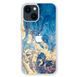 Чехол &laquo;Blue gold&raquo; на iPhone 13 mini арт.1506-я