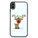 Новорічний чохол «Deer with garland» на iPhone X|Xs арт. 1216