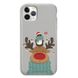 Новорічний чохол «Deer and penguin» на iPhone 11 Pro арт. 1485