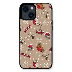 Новорічний чохол &laquo;Christmas birds&raquo; на iPhone 15 арт. 1172