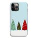 Новорічний чохол «Christmas trees on the hill» на iPhone 14 Pro Max арт. 1218