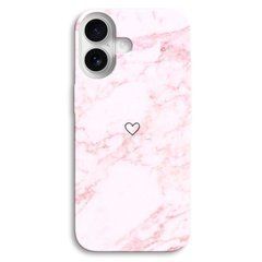 Чехол &laquo;Heart and pink marble&raquo; на iPhone 17 арт.1471