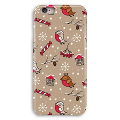 Новорічний чохол «Christmas birds» на iPhone 6+|6s+ арт. 1172