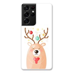 Новорічний чохол «Deer» на Samsung S21 Ultra арт. 1174