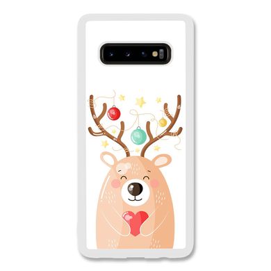 Новогодний чехол «Deer» на Samsung S10 арт. 1174