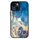 Чехол &laquo;Blue gold&raquo; на iPhone 13 mini арт.1506-я
