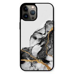 Чехол &laquo;Black with gold&raquo; на iPhone 12|12 Pro арт.2252