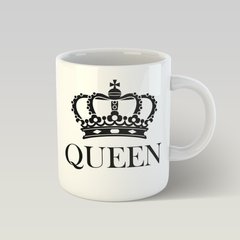 Чашка біла «Queen» арт.0010
