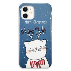 Новогодний чехол &laquo;Christmas cat&raquo; на iPhone 12 mini арт. 1594