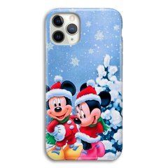 Новогодний чехол &laquo;Mickey Mouse and Minnie Mouse&raquo; на iPhone 11 Pro арт. 1906