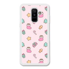 Новорічний чохол «Pink christmas» на Samsung A6 Plus 2018 арт. 1182