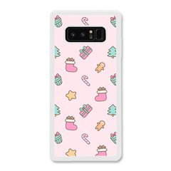 Новорічний чохол «Pink christmas» на Samsung Note 8 арт. 1182