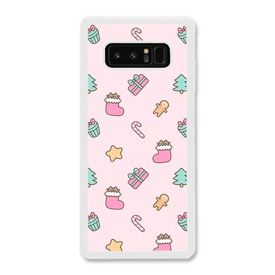 Новорічний чохол «Pink christmas» на Samsung Note 8 арт. 1182