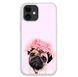 Чехол &laquo;Pink dog&raquo; на iPhone 12 mini арт.1332