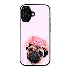 Чехол &laquo;Pink dog&raquo; на iPhone 16 арт.1332
