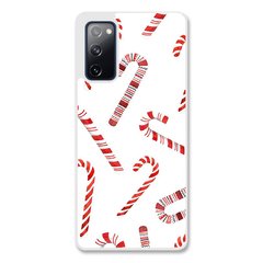 Новорічний чохол «Candy cane» на Samsung S20 FE арт. 1170