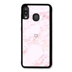 Чехол &laquo;Heart and pink marble&raquo; на Samsung A30 арт. 1471