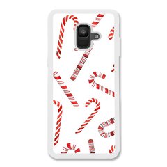 Новогодний чехол «Candy cane» на Samsung A6 2018 арт. 1170