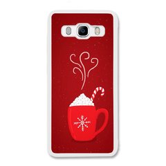 Новогодний чехол «Hot chocolate» на Samsung J7 2016 арт. 1183