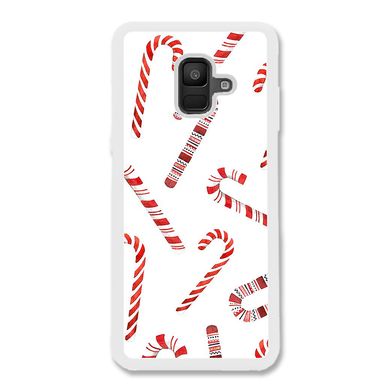 Новорічний чохол «Candy cane» на Samsung A6 2018 арт. 1170