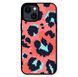 Чехол &laquo;Pink leopard&raquo; на iPhone 13 mini арт.1396