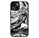 Чехол «Black and white stains» на iPhone 13 арт.2241