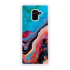 Чохол «Coloured texture» на Samsung А8 2018 арт. 1353