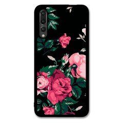 Чехол &laquo;Dark flowers&raquo; на Huawei P20 Pro арт. 1237