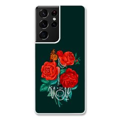 Чохол «Red Roses» на Samsung S21 Ultra арт. 2303