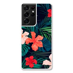 Чехол «Tropical flowers» на Samsung S21 Ultra арт. 965