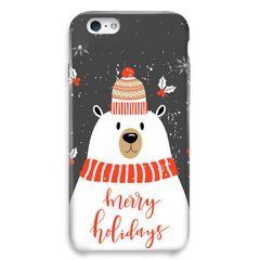 Новогодний чехол &laquo;Happy Holidays&raquo; на iPhone 5|5s|SE арт. 1897