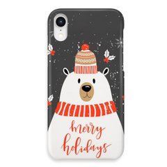 Новогодний чехол &laquo;Happy Holidays&raquo; на iPhone Xr арт. 1897