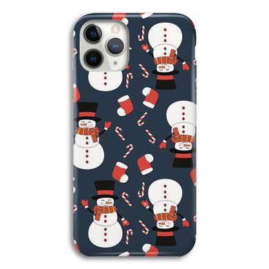 Новогодний чехол «Snowmens» на iPhone 11 Pro арт. 1489