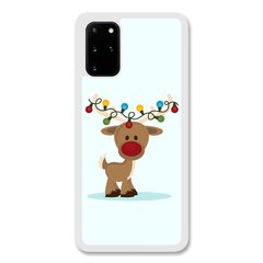 Новорічний чохол «Deer with garland» на Samsung S20 Plus арт. 1216