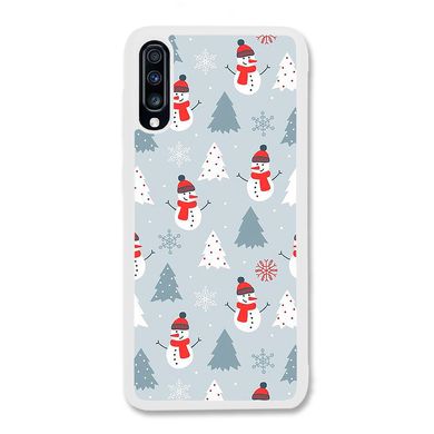 Новогодний чехол «Snowmen» на Samsung A50 арт. 1171